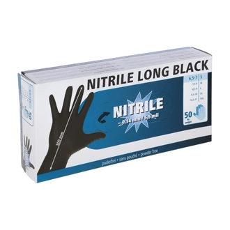 Ръкавици нитрил черни дълги - Nitril Long Black